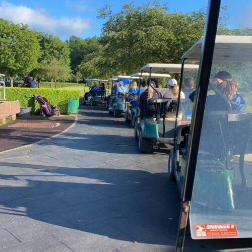 VoBa_Abfahrt mit Carts
